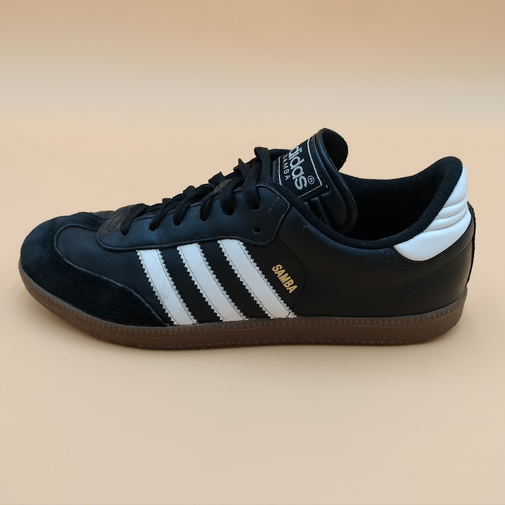Adidas Samba Shoes Black Size 5.5 Kids Unisex (Size 7.5 Women's)